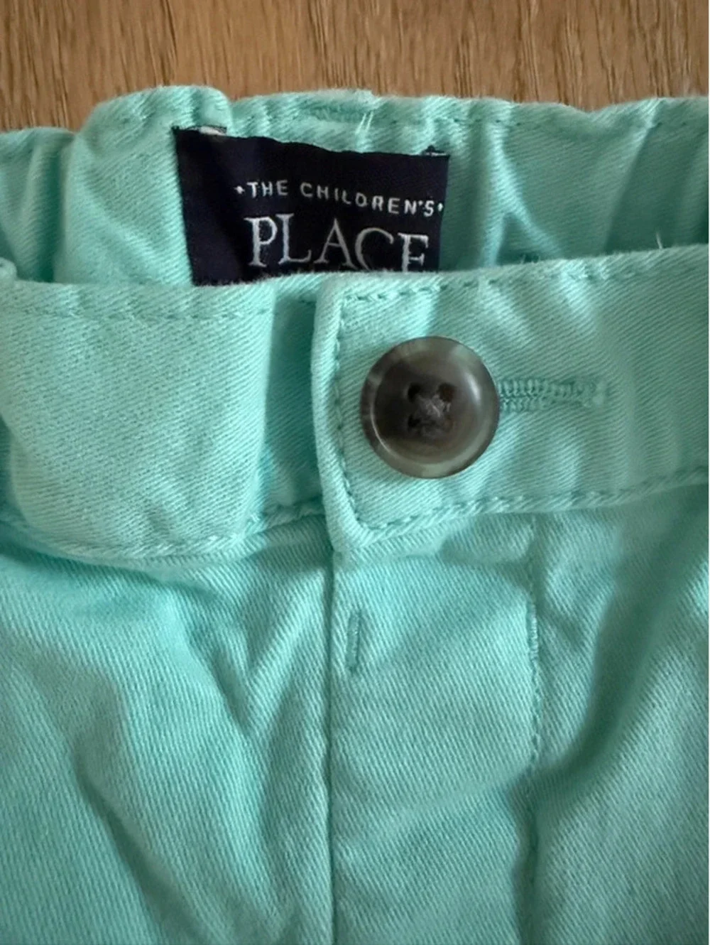 The Children’s Place Toddler Pants 2T Mint Aqua Adjustable Waist Chino Casual